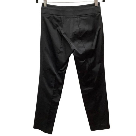 Bebe Womens Black Cropped Dress Pants size 2 Evening Party Dressy EUC - Picture 2 of 5